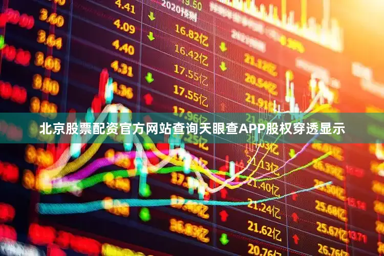 北京股票配资官方网站查询天眼查APP股权穿透显示
