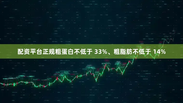配资平台正规粗蛋白不低于 33%、粗脂肪不低于 14%